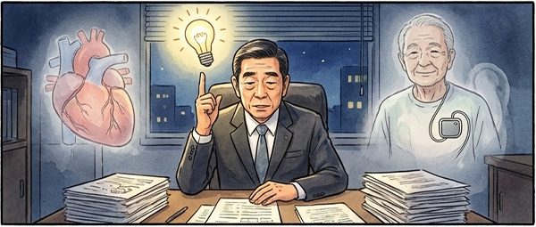 「もし、磁力を使わずに血流を良くする器具があれば…」人々の健康という、最も尊い目標が明確に浮かび上がりました。